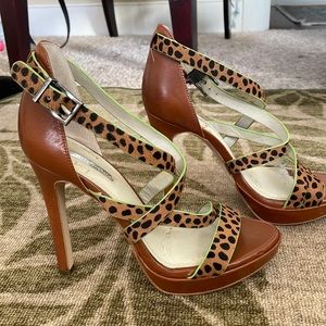 BCBGeneration Animal Print Heels
